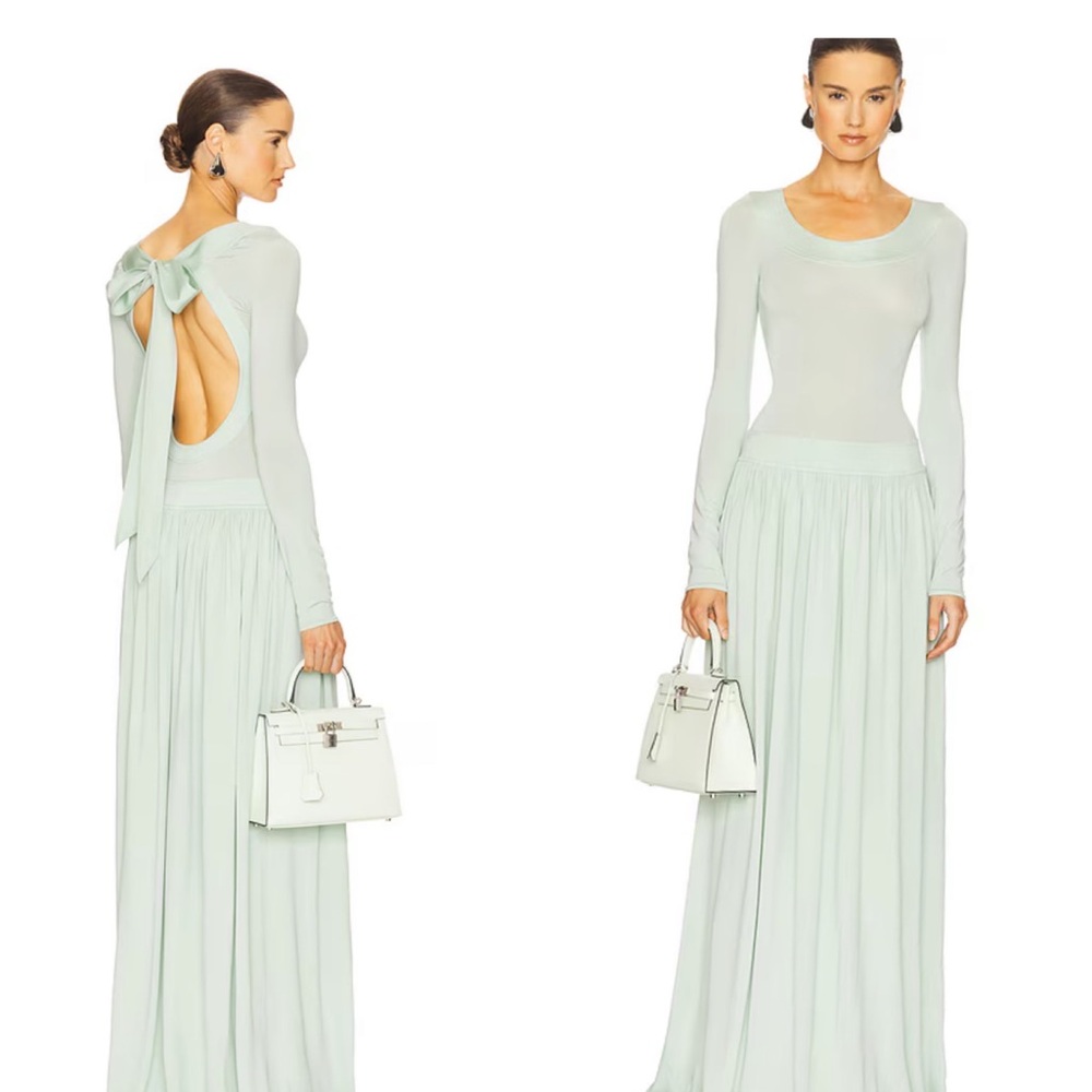 Helsa Aesther Jersey Dress in Seafoam